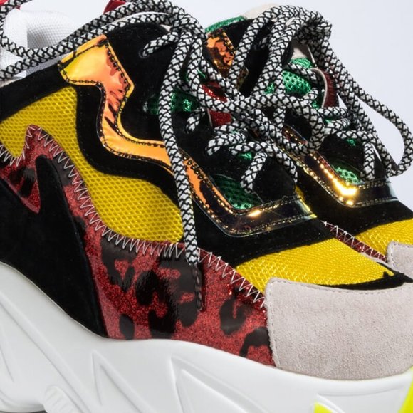 LIFE ME UP NOVELTY PLATFORM WEDGE SNEAKER - Picture 6 of 8